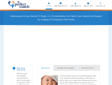 Tablet Screenshot of aperfectmatch.com